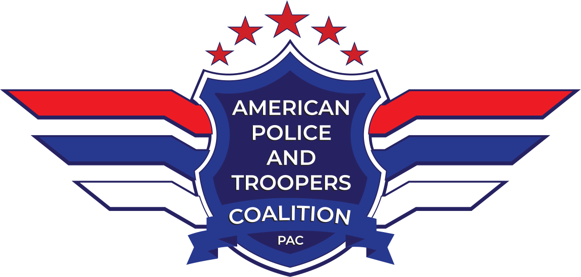web logo for police and troopers association